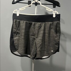 TEK GEAR Women's Black and Gray Athletic Shorts * DryTek